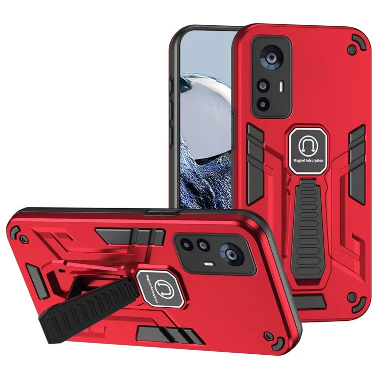 For Xiaomi 12T 5G / 12T Pro 5G / Redmi K50 Ultra Case with Kickstand PC+TPU Armor Phone Cover