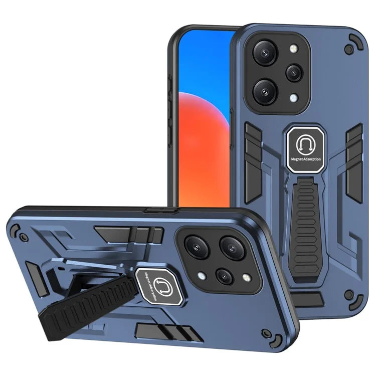 For Xiaomi Redmi 12 4G / 5G (Global) Kickstand Phone Case Magnetic Car Mount
