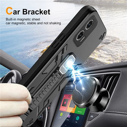 For Motorola Moto G73 5G Phone Case Hard PC Soft TPU Protective Cover
