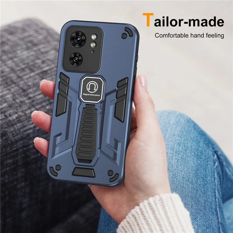 For Motorola Edge 40 5G Kickstand Case Phone Cover Support Car Mount Holder