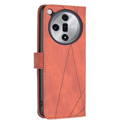 BINFEN COLOR BF05 For Oppo Find X7 5G Case Leather Wallet Cover Folding Stand