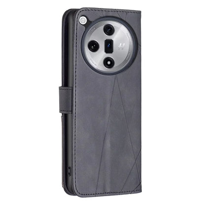 BINFEN COLOR BF05 For Oppo Find X7 5G Case Leather Wallet Cover Folding Stand