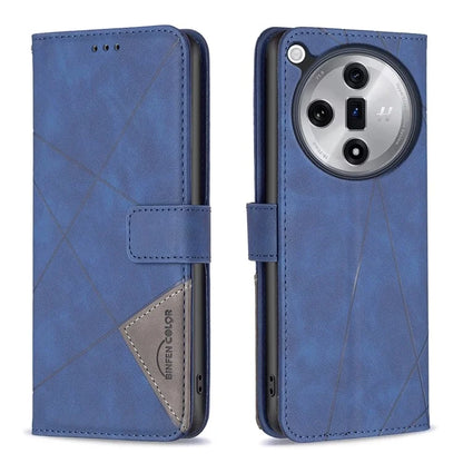 BINFEN COLOR BF05 For Oppo Find X7 5G Case Leather Wallet Cover Folding Stand