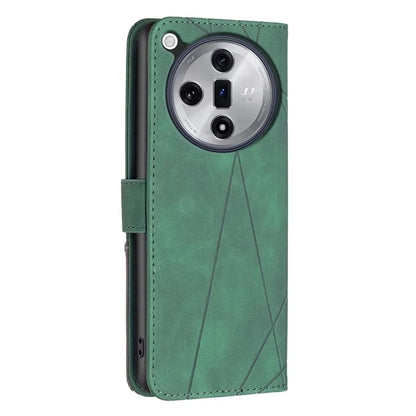 BINFEN COLOR BF05 For Oppo Find X7 5G Case Leather Wallet Cover Folding Stand