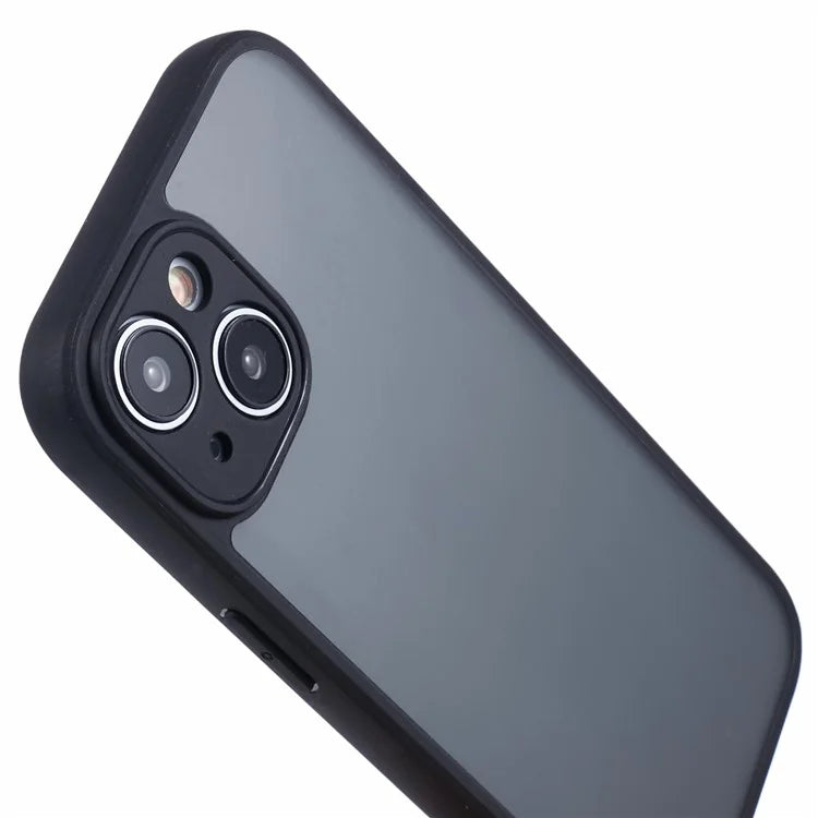For iPhone 15 Case Matte 2-in-1 TPU+PC Phone Shell