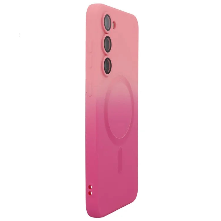 ENAKY HAT PRINCE For Samsung Galaxy S24 Magnetic Silicone Case Gradient Dual Color