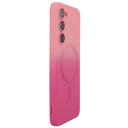 ENAKY HAT PRINCE For Samsung Galaxy S24 Magnetic Silicone Case Gradient Dual Color