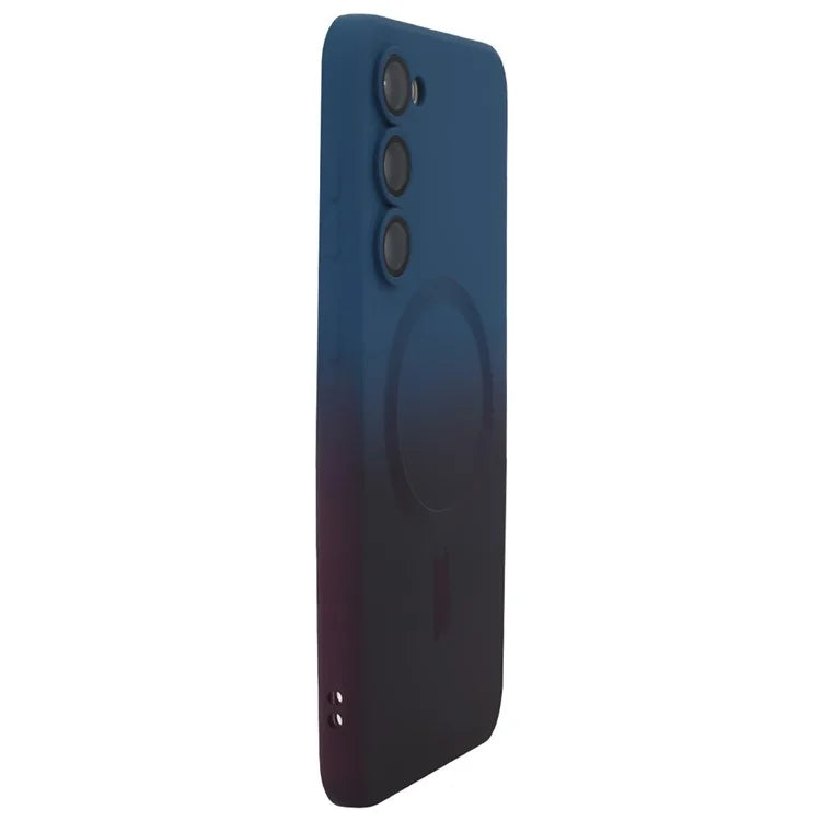 ENAKY HAT PRINCE For Samsung Galaxy S24 Magnetic Silicone Case Gradient Dual Color