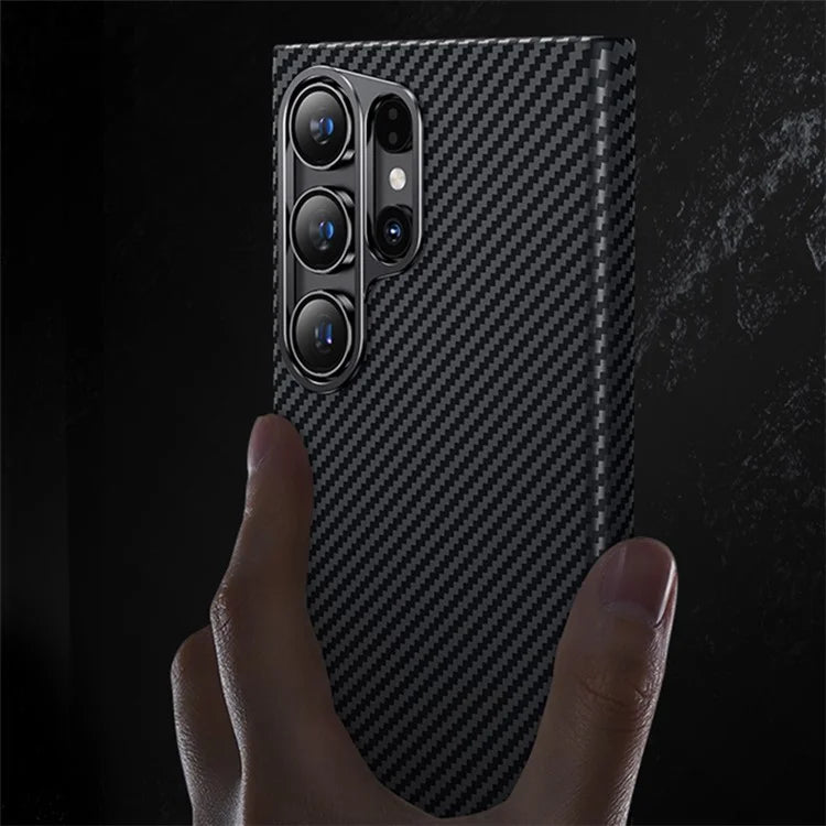 BENKS For Samsung Galaxy S24 Ultra Phone Cover Magnetic 600D Kevlar Aramid Fiber+PC Case