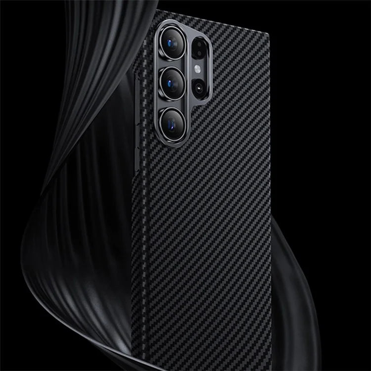 BENKS For Samsung Galaxy S24 Ultra Phone Cover Magnetic 600D Kevlar Aramid Fiber+PC Case