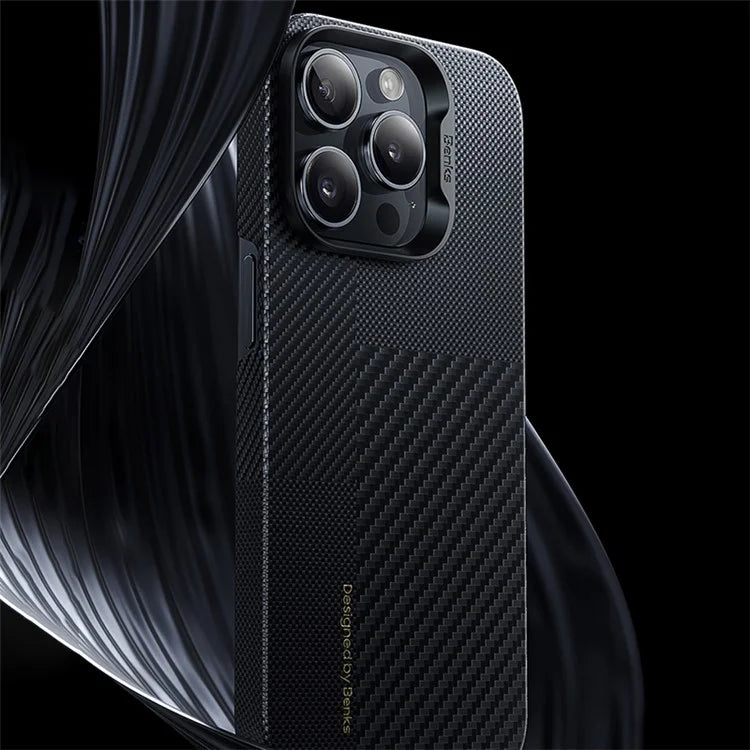 BENKS For iPhone 14 Pro Montage Kevlar Aramid Fiber Magnetic Case Compatible with MagSafe