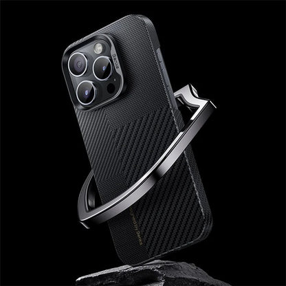 BENKS For iPhone 15 Pro Kevlar Aramid Fiber Magnetic Case Montage Slim Phone Cover