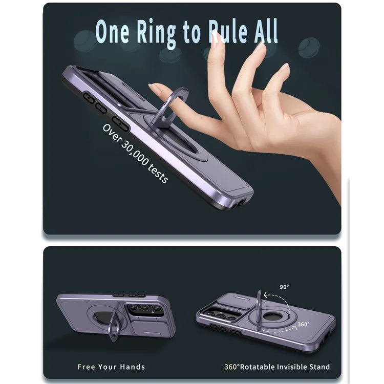 For Samsung Galaxy S20 FE / S20 FE 5G / S20 FE 2022 / S20 Lite Phone Case with Slide Camera Cover
