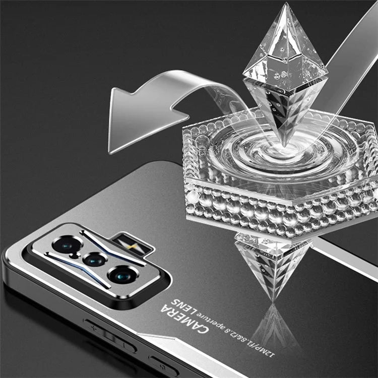 For Xiaomi Redmi K50 Gaming 5G / Poco F4 GT Case Matte Aluminium Alloy+TPU+PC Protective Cover