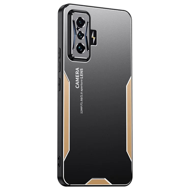 For Xiaomi Redmi K50 Gaming 5G / Poco F4 GT Case Matte Aluminium Alloy+TPU+PC Protective Cover