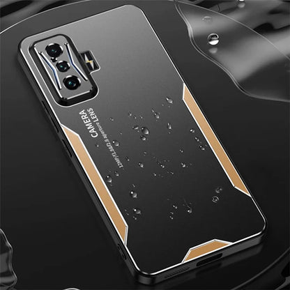 For Xiaomi Redmi K50 Gaming 5G / Poco F4 GT Case Matte Aluminium Alloy+TPU+PC Protective Cover