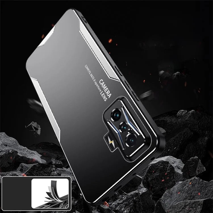 For Xiaomi Redmi K50 Gaming 5G / Poco F4 GT Case Matte Aluminium Alloy+TPU+PC Protective Cover