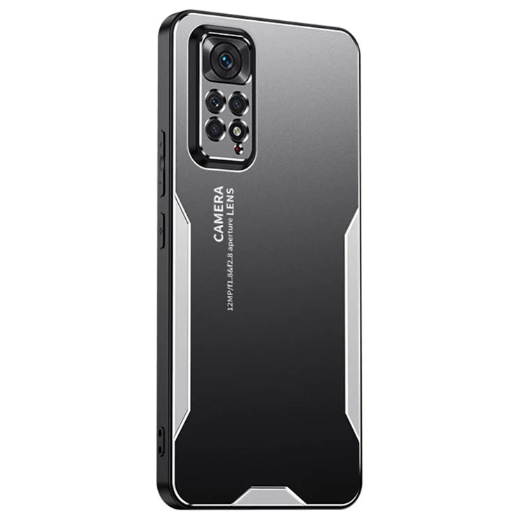 For Xiaomi Redmi Note 11 Pro Case Aluminium Alloy+TPU+PC Airbag Protection Phone Cover