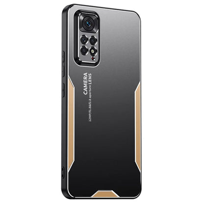 For Xiaomi Redmi Note 11 Pro Case Aluminium Alloy+TPU+PC Airbag Protection Phone Cover