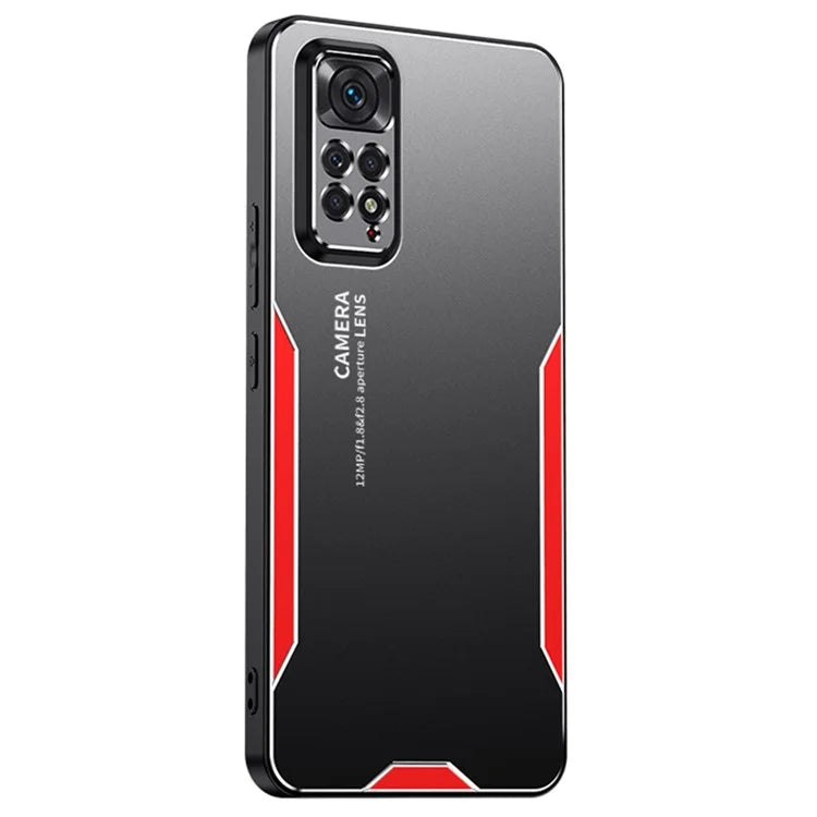 For Xiaomi Redmi Note 11 Pro Case Aluminium Alloy+TPU+PC Airbag Protection Phone Cover