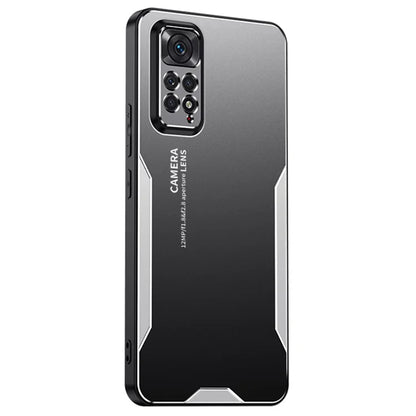 For Xiaomi Redmi Note 11S 4G Phone Case Frosted Drop Protection Aluminum Alloy Metal Shell