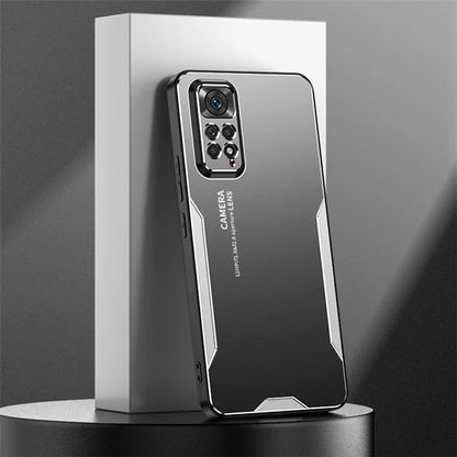 For Xiaomi Redmi Note 11S 4G Phone Case Frosted Drop Protection Aluminum Alloy Metal Shell