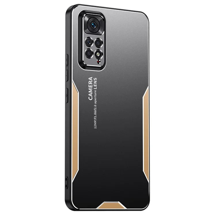 For Xiaomi Redmi Note 11S 4G Phone Case Frosted Drop Protection Aluminum Alloy Metal Shell
