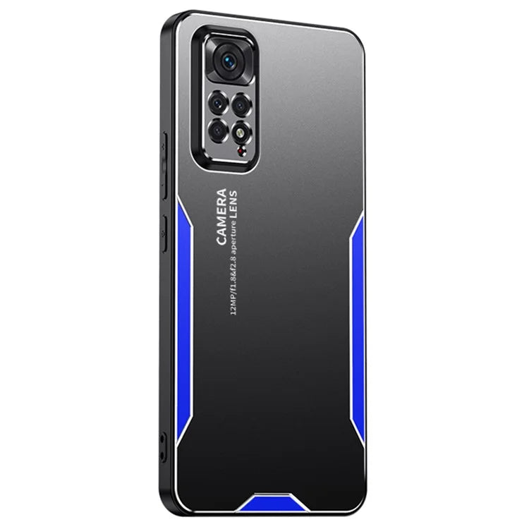 For Xiaomi Redmi Note 11S 4G Phone Case Frosted Drop Protection Aluminum Alloy Metal Shell