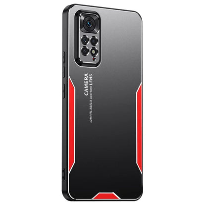 For Xiaomi Redmi Note 11S 4G Phone Case Frosted Drop Protection Aluminum Alloy Metal Shell