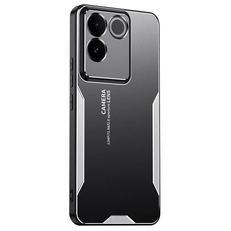 For vivo S17e 5G Cover PC+TPU+Aluminum Alloy Drop-resistant Back Case