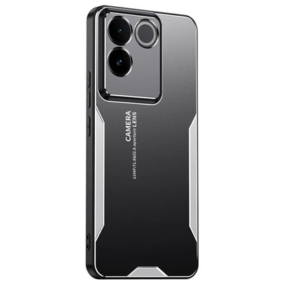 For vivo S17e 5G Cover PC+TPU+Aluminum Alloy Drop-resistant Back Case