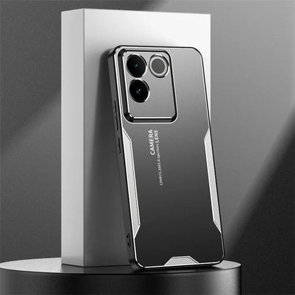 For vivo S17e 5G Cover PC+TPU+Aluminum Alloy Drop-resistant Back Case