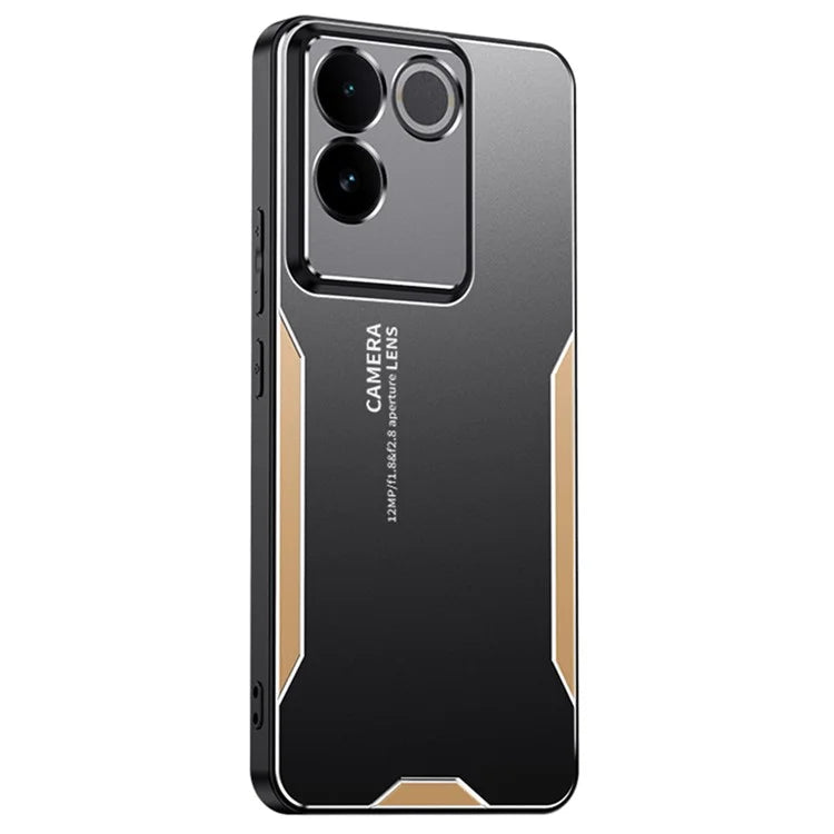 For vivo S17e 5G Cover PC+TPU+Aluminum Alloy Drop-resistant Back Case