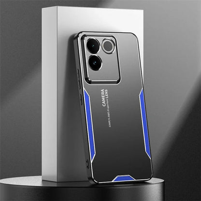 For vivo S17e 5G Cover PC+TPU+Aluminum Alloy Drop-resistant Back Case