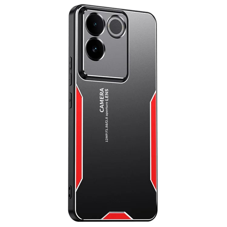 For vivo S17e 5G Cover PC+TPU+Aluminum Alloy Drop-resistant Back Case