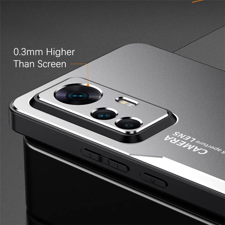 For Xiaomi Redmi K50 Ultra / 12T 5G Cell Phone Case Aluminum Alloy Dustproof Back Shell