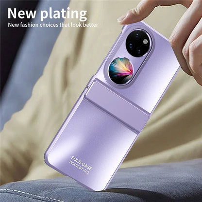 For Huawei Pocket 2 Phone Case Hinge Protection Electroplating Cover