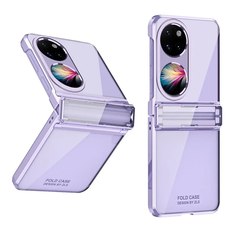 For Huawei Pocket 2 Electroplating Case Hard PC Shockproof Protective Phone Cover