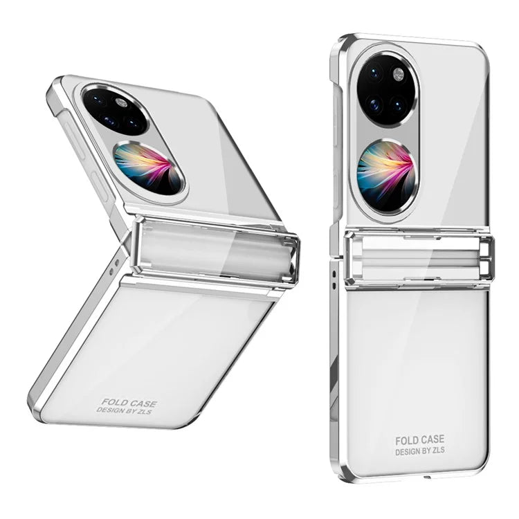 For Huawei Pocket 2 Electroplating Case Hard PC Shockproof Protective Phone Cover