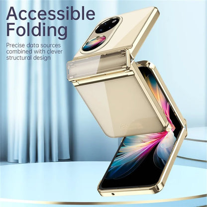 For Huawei Pocket 2 Electroplating Case Hard PC Shockproof Protective Phone Cover