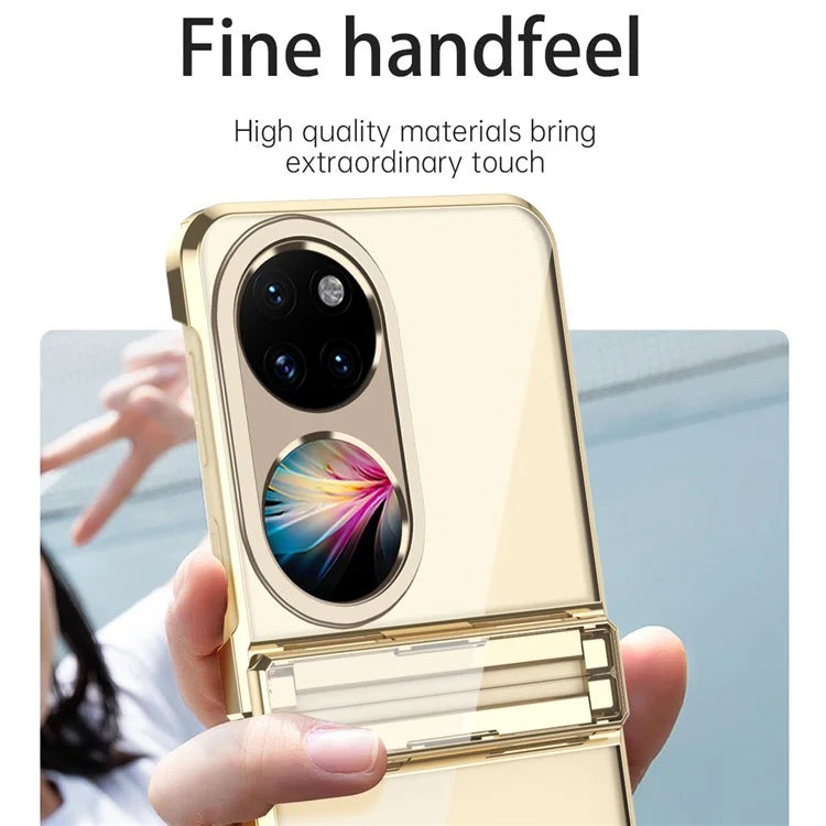 For Huawei Pocket 2 Electroplating Case Hard PC Shockproof Protective Phone Cover