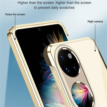 For Huawei Pocket 2 Electroplating Case Hard PC Shockproof Protective Phone Cover