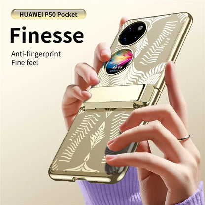 For Huawei Pocket 2 Case Wing Pattern Kickstand Phone Cover