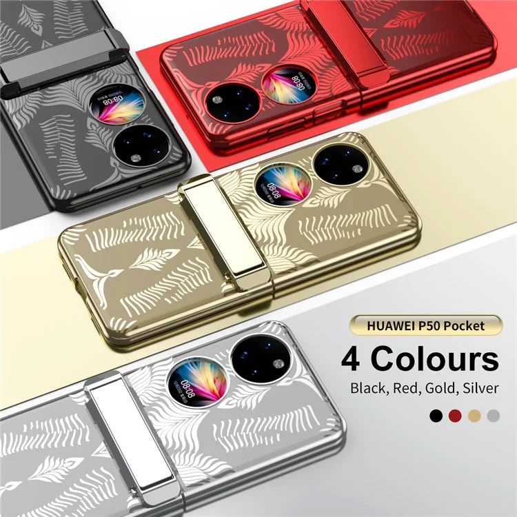 For Huawei Pocket 2 Case Wing Pattern Kickstand Phone Cover