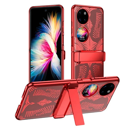 For Huawei Pocket 2 Case Wing Pattern Kickstand Phone Cover