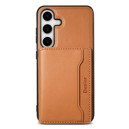 DENIOR For Samsung Galaxy S24+ Phone Case Magnetic Protection Cover Detachable Card Bag