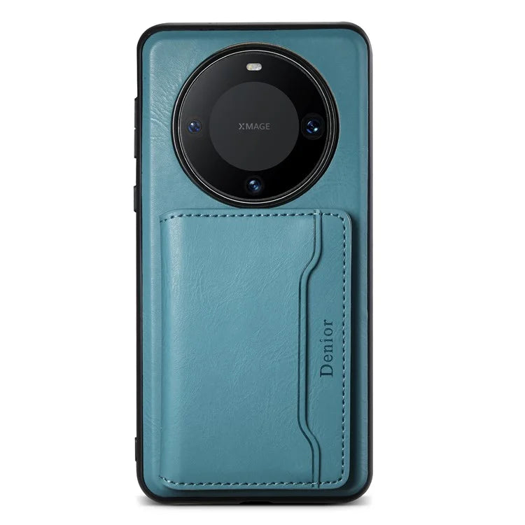 DENIOR For Huawei Mate 60 Pro / Pro+ Magnetic Case Detachable Card Bag Phone Cover