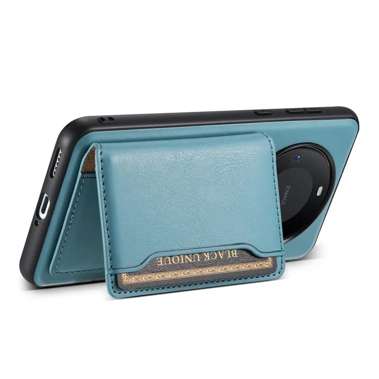 DENIOR For Huawei Mate 60 Pro / Pro+ Magnetic Case Detachable Card Bag Phone Cover