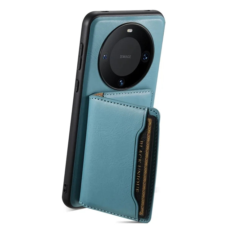DENIOR For Huawei Mate 60 Pro / Pro+ Magnetic Case Detachable Card Bag Phone Cover