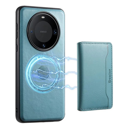 DENIOR For Huawei Mate 60 Pro / Pro+ Magnetic Case Detachable Card Bag Phone Cover